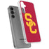 University of Southern California USC Red Logo Galaxy S24 Plus Clear Case