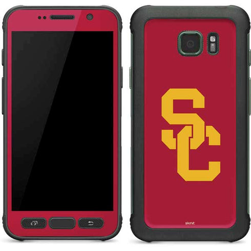 University of Southern California USC Red Logo Galaxy S7 Active Skin