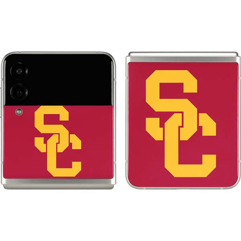 University of Southern California USC Red Logo Galaxy Z Flip3 5G Skin
