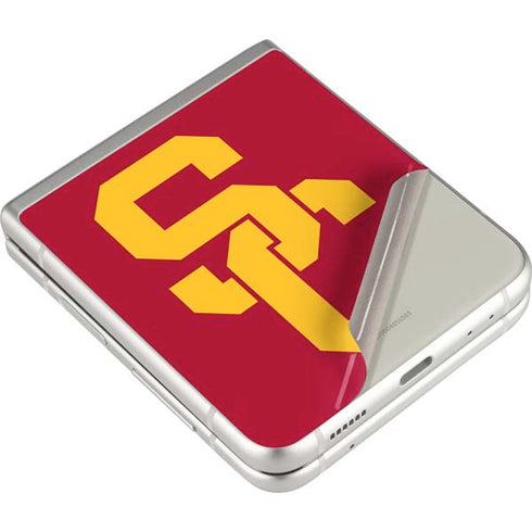 University of Southern California USC Red Logo Galaxy Z Flip3 5G Skin