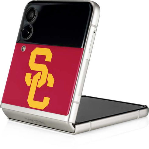 University of Southern California USC Red Logo Galaxy Z Flip4 5G Skin