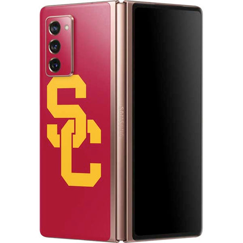 University of Southern California USC Red Logo Galaxy Z Fold2 5G Skin