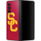 University of Southern California USC Red Logo Galaxy Z Fold3 5G Skin