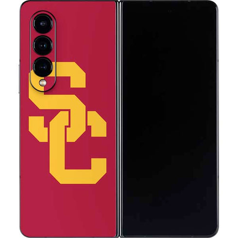 University of Southern California USC Red Logo Galaxy Z Fold4 5G Skin