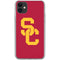 University of Southern California USC Red Logo iPhone 11 Clear Case