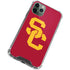 University of Southern California USC Red Logo iPhone 11 Pro Max Clear Case