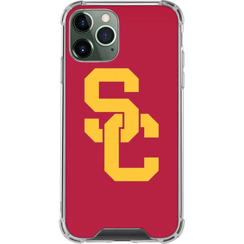 University of Southern California USC Red Logo iPhone 11 Pro Max Clear Case