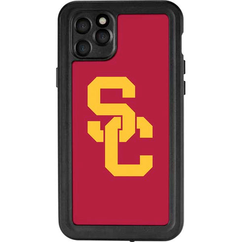 University of Southern California USC Red Logo iPhone 11 Pro Max Waterproof Case