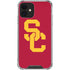 University of Southern California USC Red Logo iPhone 12 Clear Case