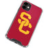 University of Southern California USC Red Logo iPhone 12 Clear Case