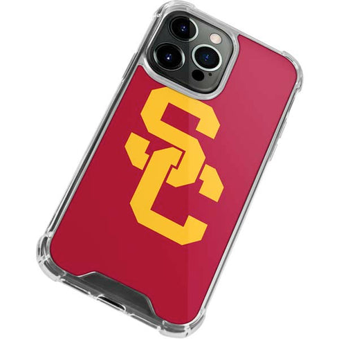 University of Southern California USC Red Logo iPhone 15 Pro Max Clear Case