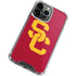 University of Southern California USC Red Logo iPhone 15 Pro Max Clear Case