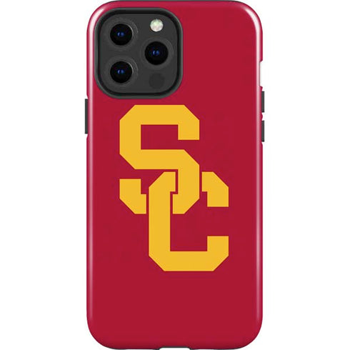 University of Southern California USC Red Logo iPhone 15 Pro Max Impact Case