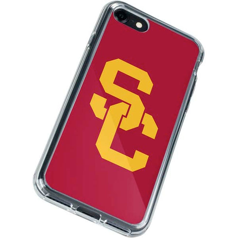 University of Southern California USC Red Logo iPhone SE (2nd & 3rd Gen) Clear Case