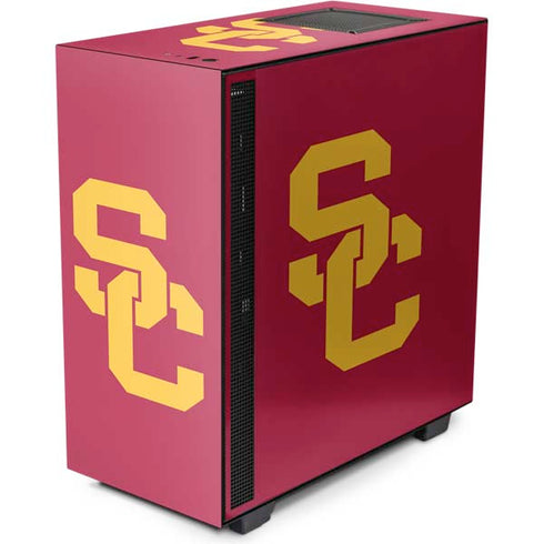 University of Southern California USC Red Logo NZXT H510 Compact ATX Mid-Tower Case Skin