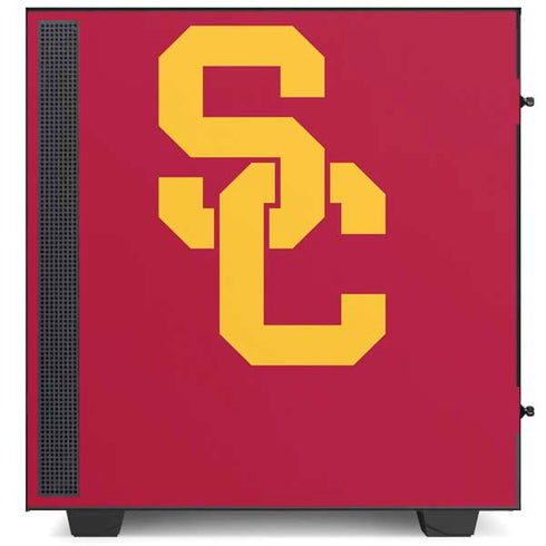 University of Southern California USC Red Logo NZXT H510 Compact ATX Mid-Tower Case Skin