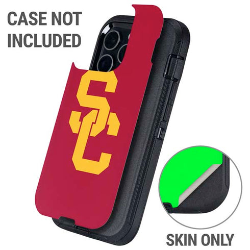 University of Southern California USC Red Logo Otterbox Defender iPhone Skin