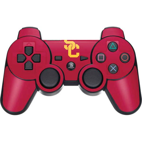 University of Southern California USC Red Logo PS3 Dual Shock wireless controller Skin