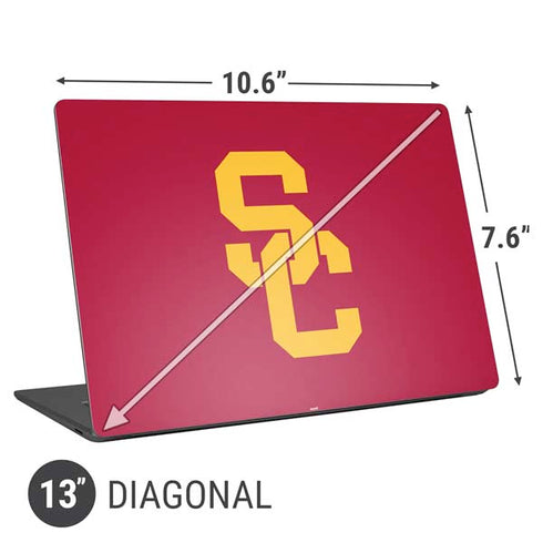 University of Southern California USC Red Logo Universal Laptop 13in (10.6 x 7.6in) Skin