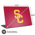University of Southern California USC Red Logo Universal Laptop 18in (14.6 x 10.6in) Skin