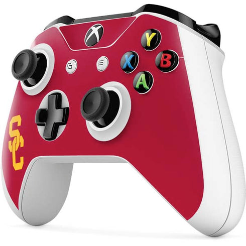 University of Southern California USC Red Logo Xbox One S Controller Skin