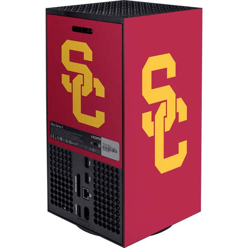 University of Southern California USC Red Logo Xbox Series X Bundle Skin