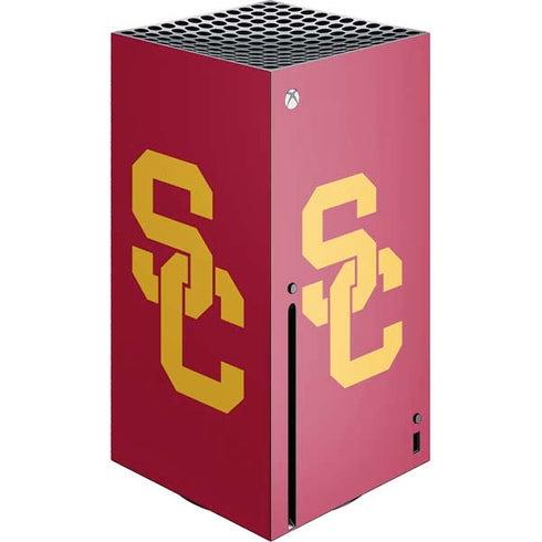 University of Southern California USC Red Logo Xbox Series X Console Skin