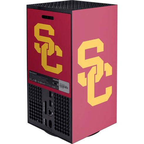 University of Southern California USC Red Logo Xbox Series X Console Skin