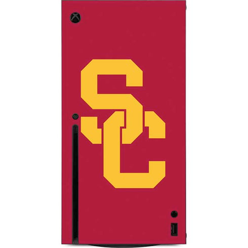 University of Southern California USC Red Logo Xbox Series X Console Skin