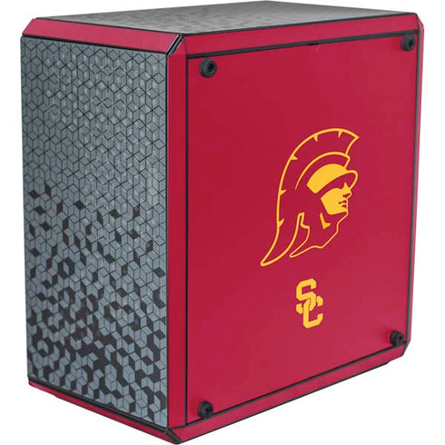 University of Southern California USC Trojan Large Mascot Cooler Master MasterBox Q300L Mini Tower Skin