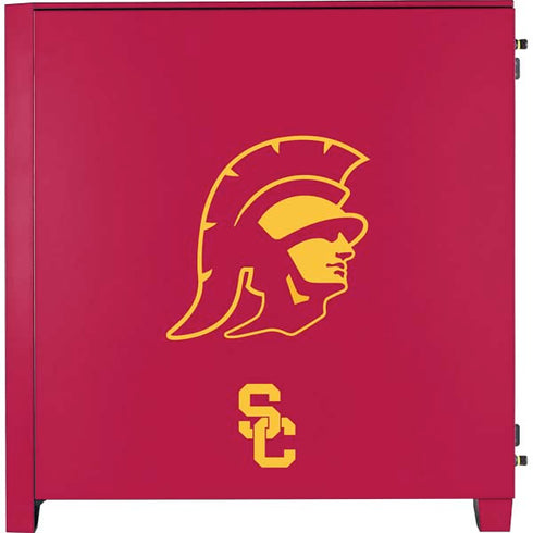 University of Southern California USC Trojan Large Mascot Corsair 4000D Tempered Glass Mid-Tower ATX Case Skin