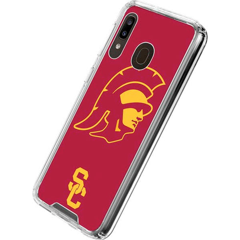 University of Southern California USC Trojan Large Mascot Galaxy A30 Clear Case