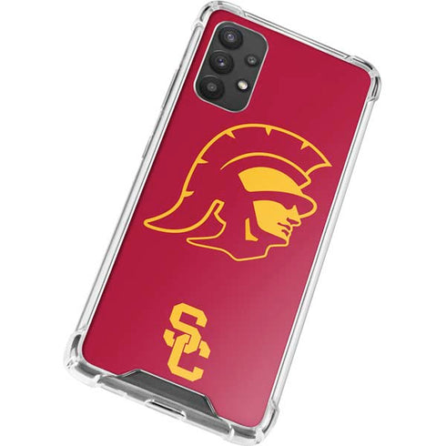 University of Southern California USC Trojan Large Mascot Galaxy A32 5G Clear Case