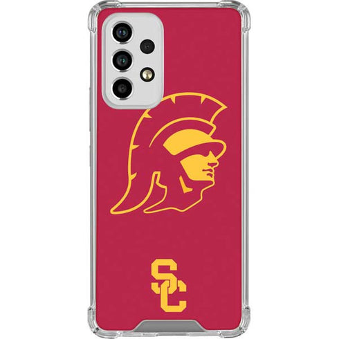 University of Southern California USC Trojan Large Mascot Galaxy A53 5G Clear Case