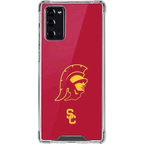 University of Southern California USC Trojan Large Mascot Galaxy Note20 5G Clear Case