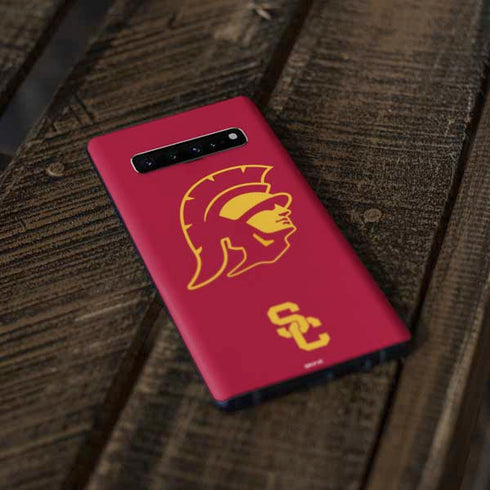 University of Southern California USC Trojan Large Mascot Galaxy S10 Skin