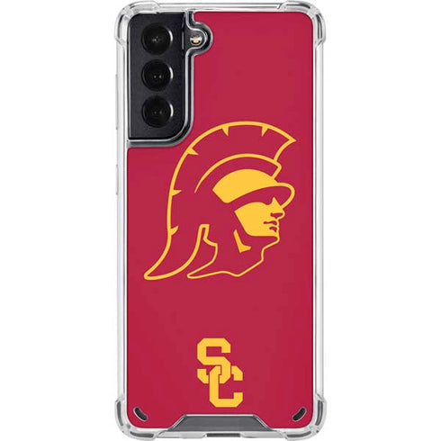 University of Southern California USC Trojan Large Mascot Galaxy S21 5G Clear Case