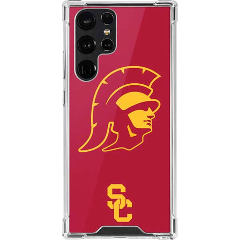 University of Southern California USC Trojan Large Mascot Galaxy S22 Ultra Clear Case