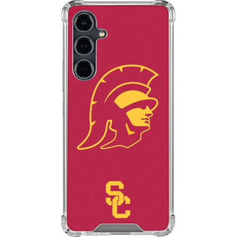 University of Southern California USC Trojan Large Mascot Galaxy S23 FE Clear Case