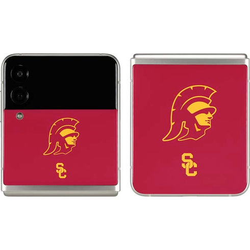 University of Southern California USC Trojan Large Mascot Galaxy Z Flip3 5G Skin