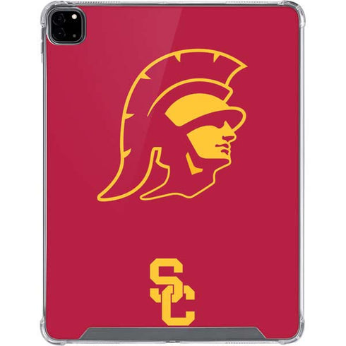 University of Southern California USC Trojan Large Mascot iPad Pro 12.9in (2020) Clear Case