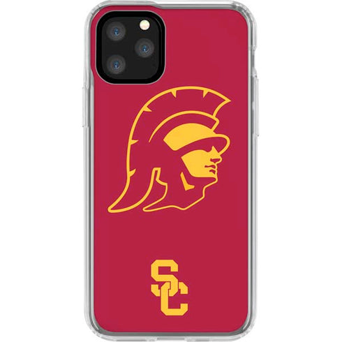 University of Southern California USC Trojan Large Mascot iPhone 11 Pro Clear Case
