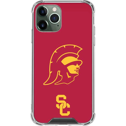 University of Southern California USC Trojan Large Mascot iPhone 11 Pro Max Clear Case
