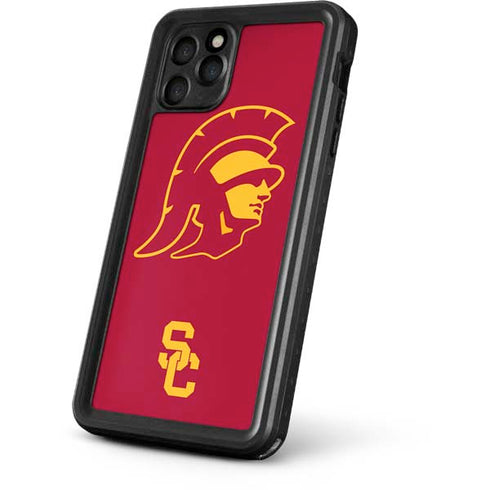 University of Southern California USC Trojan Large Mascot iPhone 11 Pro Waterproof Case