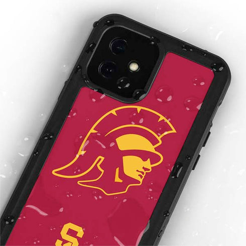 University of Southern California USC Trojan Large Mascot iPhone 12 Mini Waterproof Case