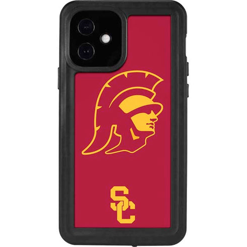 University of Southern California USC Trojan Large Mascot iPhone 12 Waterproof Case