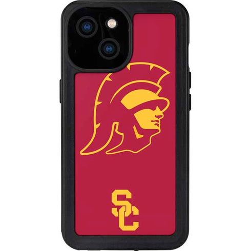 University of Southern California USC Trojan Large Mascot iPhone 13 Mini Waterproof Case