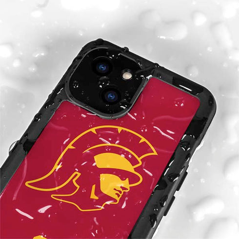 University of Southern California USC Trojan Large Mascot iPhone 13 Mini Waterproof Case