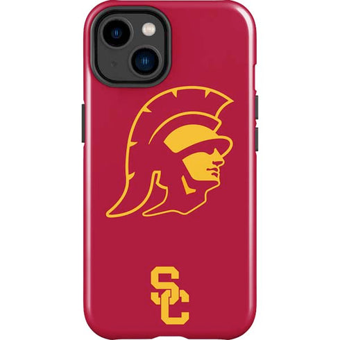 University of Southern California USC Trojan Large Mascot iPhone 14 Plus Impact Case