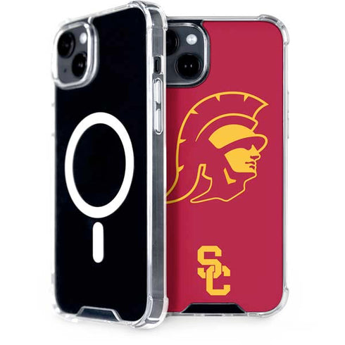 University of Southern California USC Trojan Large Mascot iPhone 15 Plus MagSafe Case